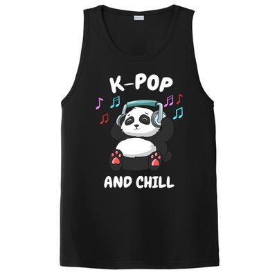 KPop And Chill Korean Panda Korea Music KDrama PosiCharge Competitor Tank