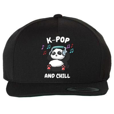 KPop And Chill Korean Panda Korea Music KDrama Wool Snapback Cap