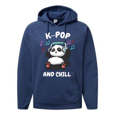 KPop And Chill Korean Panda Korea Music KDrama Performance Fleece Hoodie