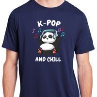 KPop And Chill Korean Panda Korea Music KDrama Adult ChromaSoft Performance T-Shirt