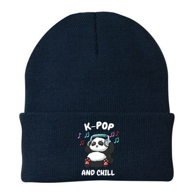 KPop And Chill Korean Panda Korea Music KDrama Knit Cap Winter Beanie