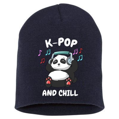 KPop And Chill Korean Panda Korea Music KDrama Short Acrylic Beanie