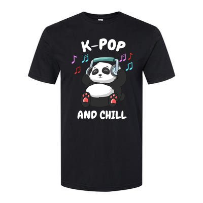 KPop And Chill Korean Panda Korea Music KDrama Softstyle CVC T-Shirt