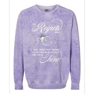 K A C E Y Deeper Well No Regrets Baby Colorblast Crewneck Sweatshirt