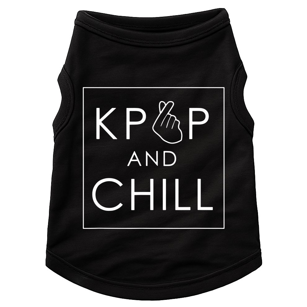 Kpop And Chill Cute Music Doggie Tank