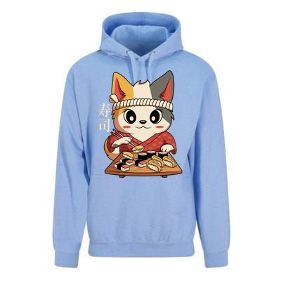 Kawaii Anime Cat Vintage Japanese Sushi Lover Cool Gift Unisex Surf Hoodie