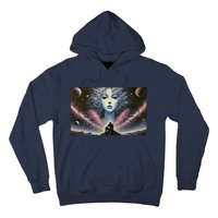 Knight And Cosmic Goddess Hoodie