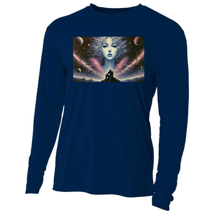 Knight And Cosmic Goddess Cooling Performance Long Sleeve Crew