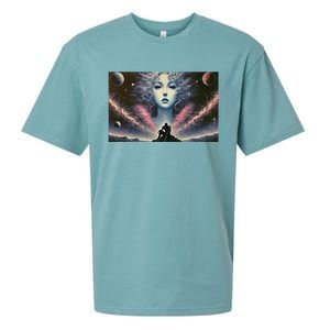 Knight And Cosmic Goddess Sueded Cloud Jersey T-Shirt