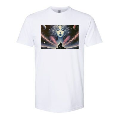 Knight And Cosmic Goddess Softstyle® CVC T-Shirt