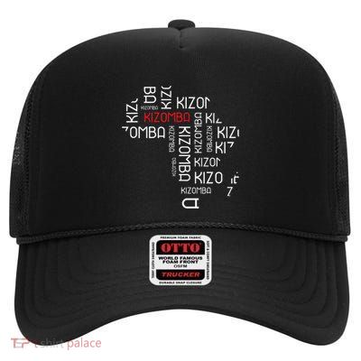 Kizomba Africa Dance Lover Beautiful Cute Funny High Crown Mesh Back Trucker Hat