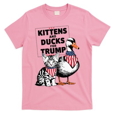 Kittens And Ducks For Trump Kittens For Trump Cats T-Shirt