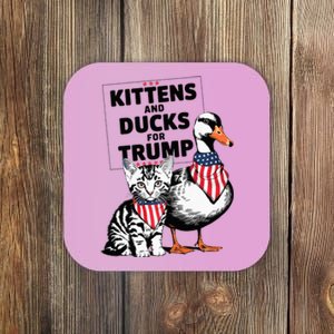 Kittens And Ducks For Trump Kittens For Trump Cats Coaster