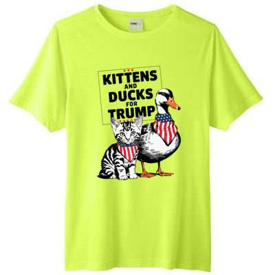 Kittens And Ducks For Trump Kittens For Trump Cats Tall Fusion ChromaSoft Performance T-Shirt