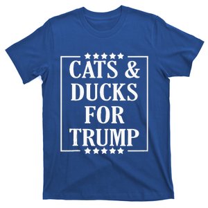 Kittens And Ducks For Trump Cats And Ducks For Trump 2024 T-Shirt