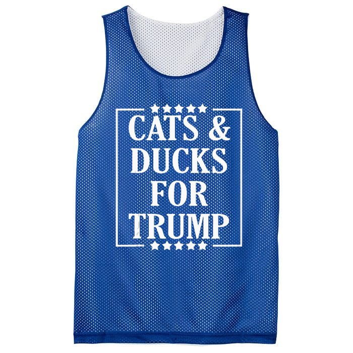 Kittens And Ducks For Trump Cats And Ducks For Trump 2024 Mesh Reversible Basketball Jersey Tank