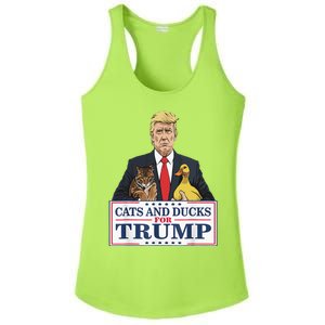 Kittens And Ducks For Trump Ladies PosiCharge Competitor Racerback Tank