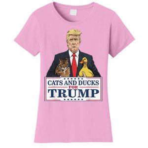 Kittens And Ducks For Trump Women's T-Shirt