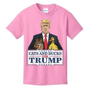 Kittens And Ducks For Trump Kids T-Shirt