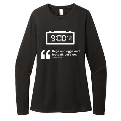 Kegs And Eggs And Football Womens CVC Long Sleeve Shirt