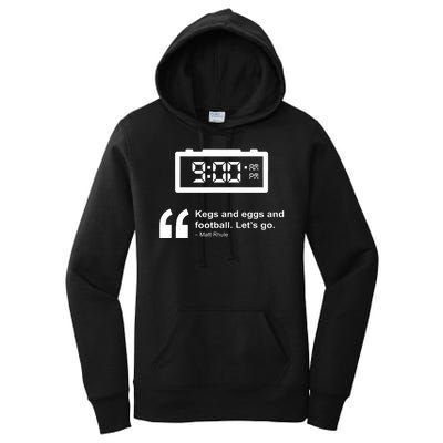 Kegs And Eggs And Football Women's Pullover Hoodie