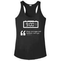 Kegs And Eggs And Football Ladies PosiCharge Competitor Racerback Tank