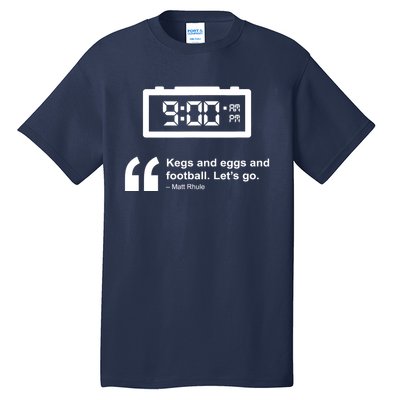 Kegs And Eggs And Football Tall T-Shirt