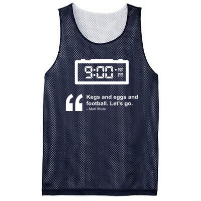 Kegs And Eggs And Football Mesh Reversible Basketball Jersey Tank