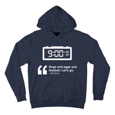 Kegs And Eggs And Football Tall Hoodie