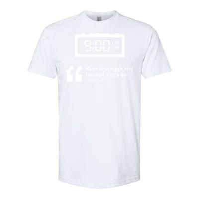 Kegs And Eggs And Football Softstyle CVC T-Shirt