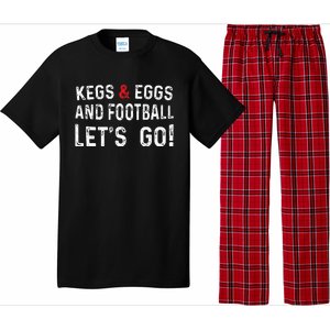 Kegs And Eggs And Football LetS Go Pajama Set