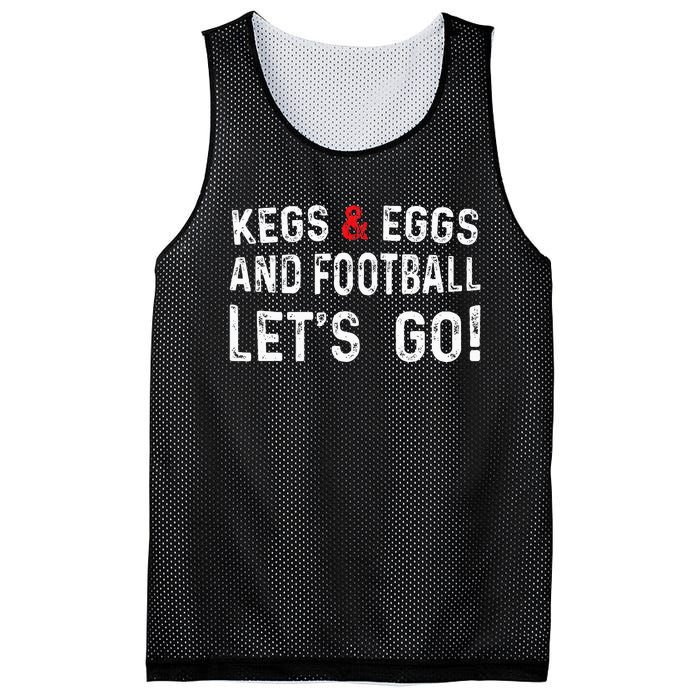 Kegs And Eggs And Football LetS Go Mesh Reversible Basketball Jersey Tank