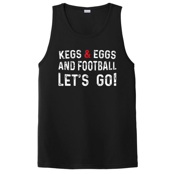 Kegs And Eggs And Football LetS Go PosiCharge Competitor Tank