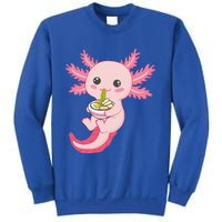 Kawaii Axolotl Eating Ramen Noodles Anime Sweatshirt