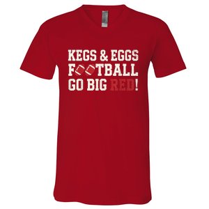 Kegs And Eggs V-Neck T-Shirt