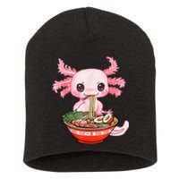 Kawaii Axolotl Eating Ramen Noodles Anime Gift Teens Short Acrylic Beanie