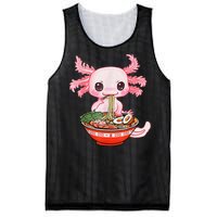 Kawaii Axolotl Eating Ra Noodles Anime Gift Mesh Reversible Basketball Jersey Tank