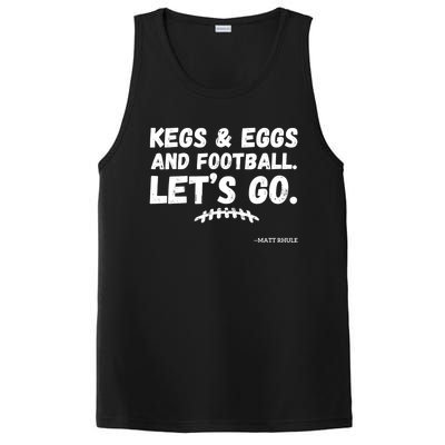 Kegs And Eggs And Football Cool PosiCharge Competitor Tank