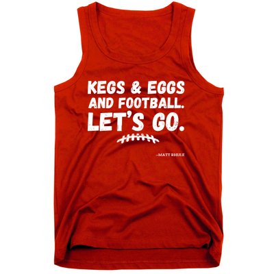 Kegs And Eggs And Football Cool Tank Top