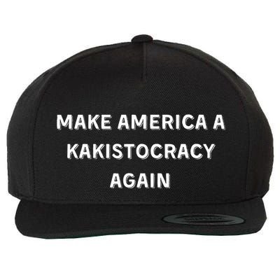 Kakistocracy American Election Anti Trump Wool Snapback Cap