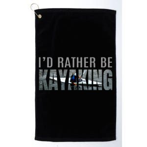 Kayak Accessories Equipt Gift ID Rather Be Kayaking Platinum Collection Golf Towel