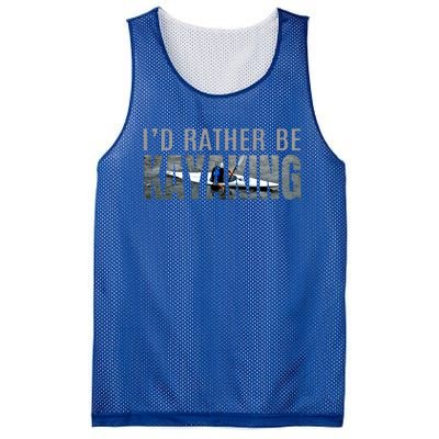 Kayak Accessories Equipt Gift ID Rather Be Kayaking Mesh Reversible Basketball Jersey Tank