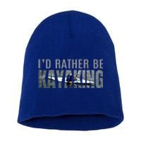 Kayak Accessories Equipt Gift ID Rather Be Kayaking Short Acrylic Beanie