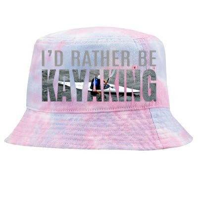 Kayak Accessories Equipt Gift ID Rather Be Kayaking Tie-Dyed Bucket Hat