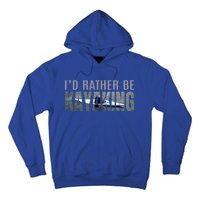 Kayak Accessories Equipt Cool Gift ID Rather Be Kayaking Hoodie