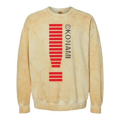 Konami Alert Embroidered Colorblast Crewneck Sweatshirt