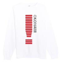 Konami Alert Embroidered Premium Crewneck Sweatshirt