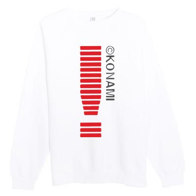 Konami Alert Embroidered Premium Crewneck Sweatshirt