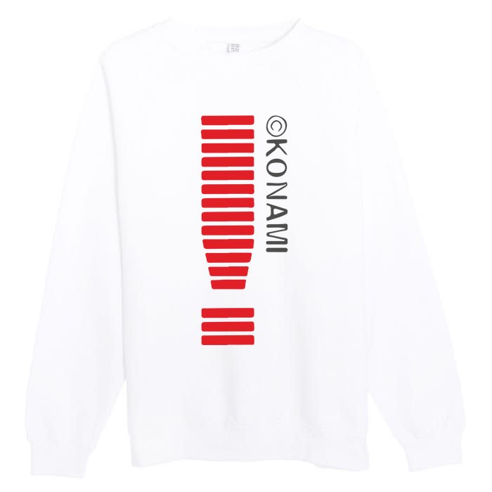 Konami Alert Embroidered Premium Crewneck Sweatshirt