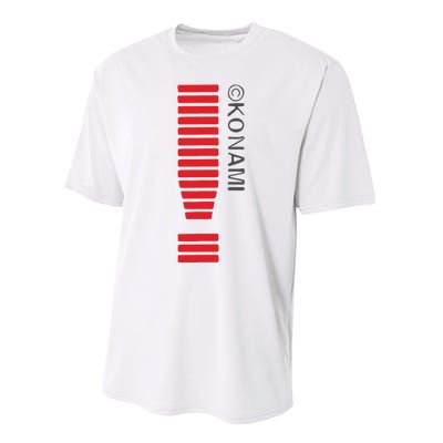 Konami Alert Embroidered Performance Sprint T-Shirt